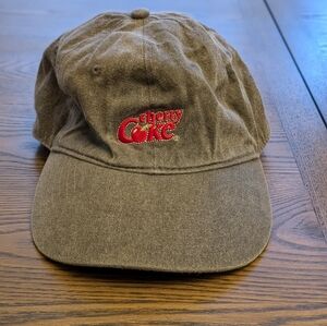 Cherry Coke Gray Cap Adjustable